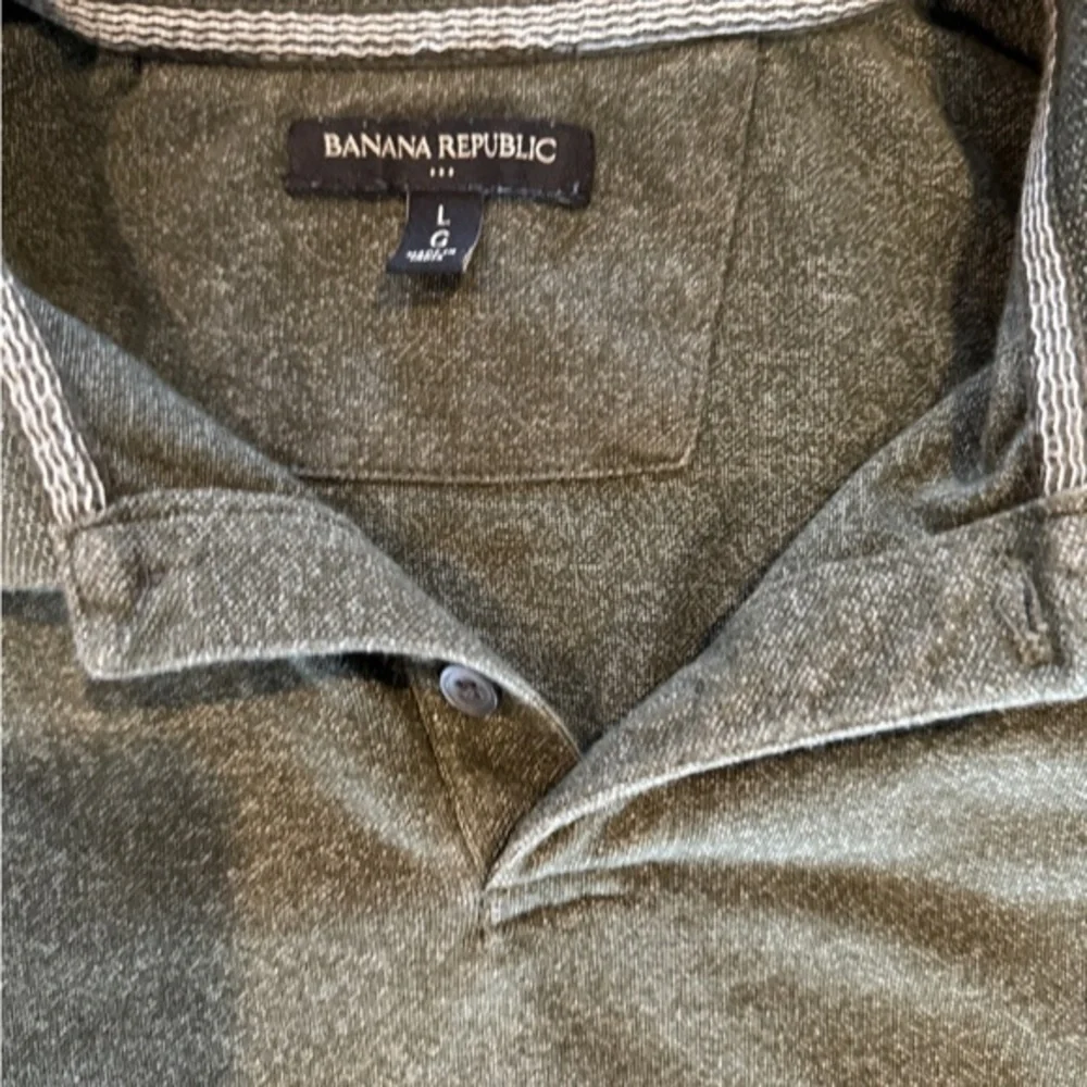 Banana Republic Olive Polo Shirt